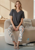 Miss Pink - Zebra Print Pajama Set | طقم بيجاما زيبرا برنت